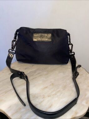 Rudsak Nylon Insert crossbody  Bag With Leather Strap